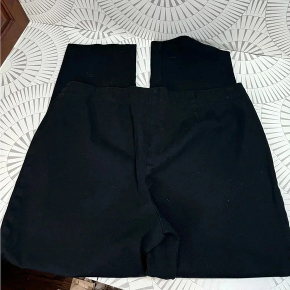 Chicos Women’s Black‎ Flat Front Pants Fabulously Slimming Chicos Size 3 - Picture 5 of 8